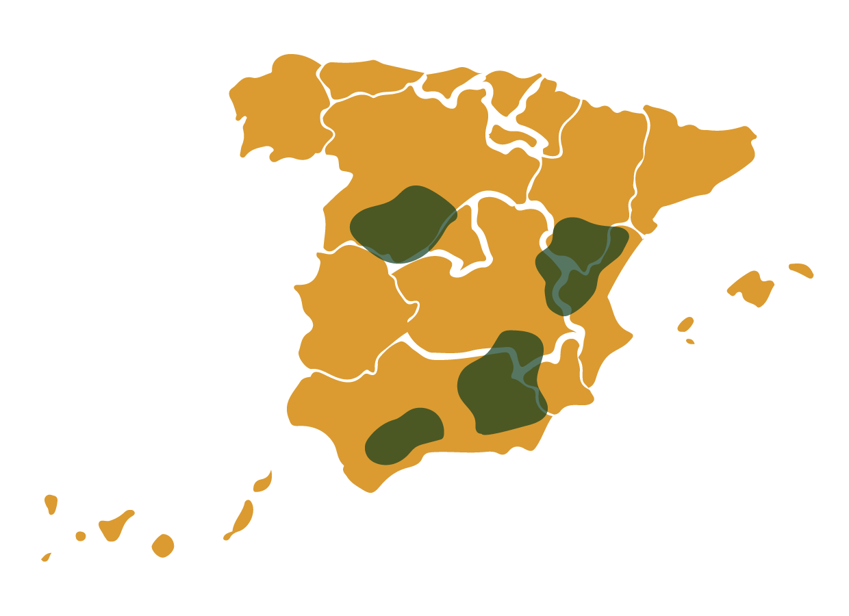 Mapa zonas de caza de Ibex Gran Slam