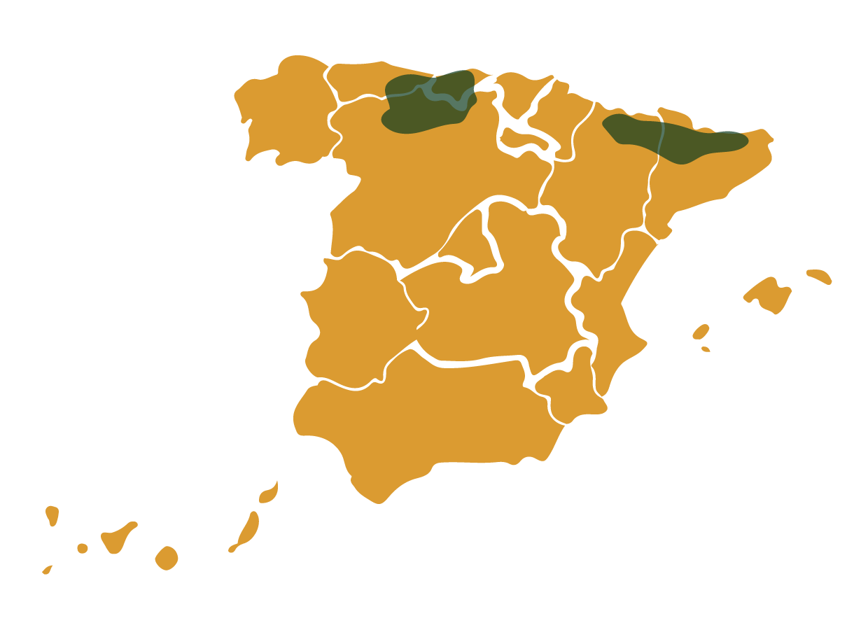 Mapa zonas de caza del Rebeco